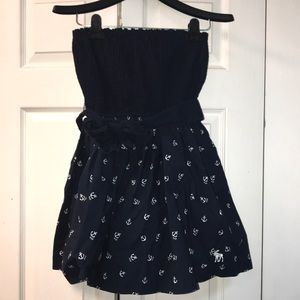 Abercrombie & Fitch Navy blue dress SIZE M
